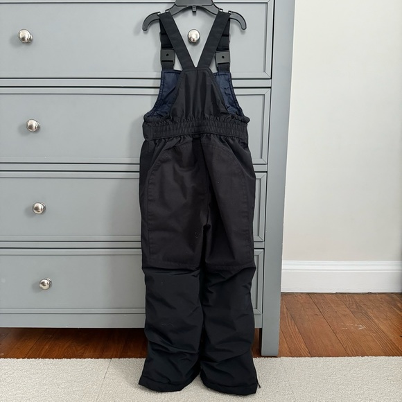 LAND’S END KIDS SQUALL WATERPROOF INSULATED IRON KNEE SNOW BIB PANTS SIZE 4 - Picture 5 of 11